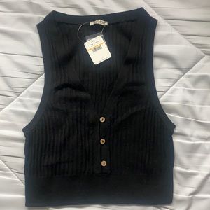 *NWT* Free People Saturday Morning Cropped Tank